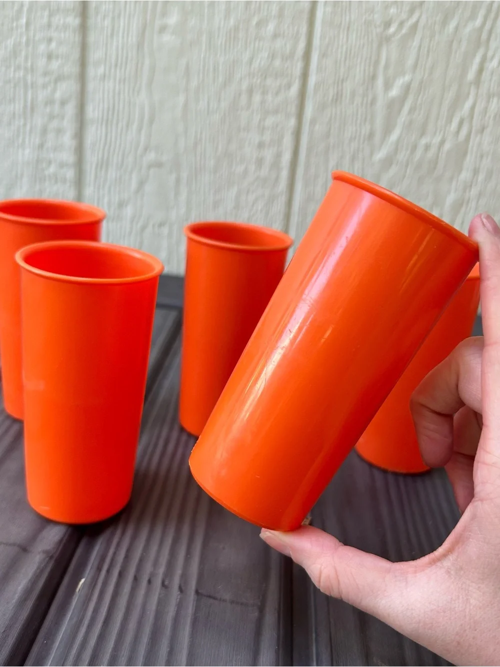 Vintage Tupperware 6oz Kids Juice Cups - Set of 5